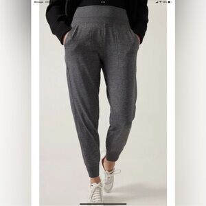Athleta Charcoal Venice Jogger Pants